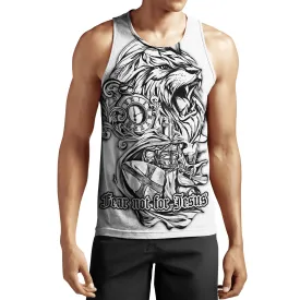 Premium Christian Knight Of Jesus Easter 3d Unisex Tank Top - Christian Tank Top For Men