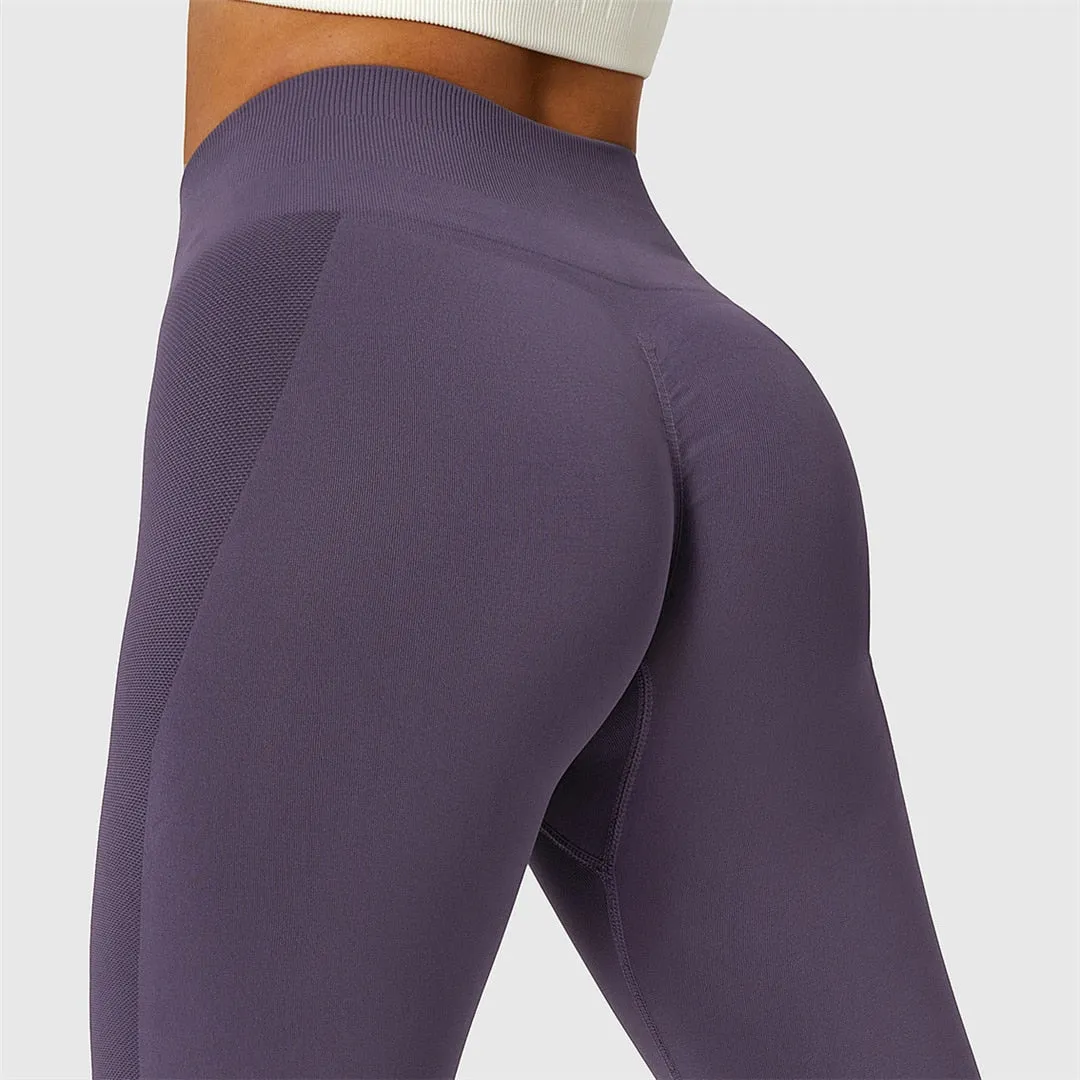 Seamless Yoga Pants Sports Leggings Women High Waist Pants Push Up Workout Running Gym Fitness Sexy Leggings Sportwear A089