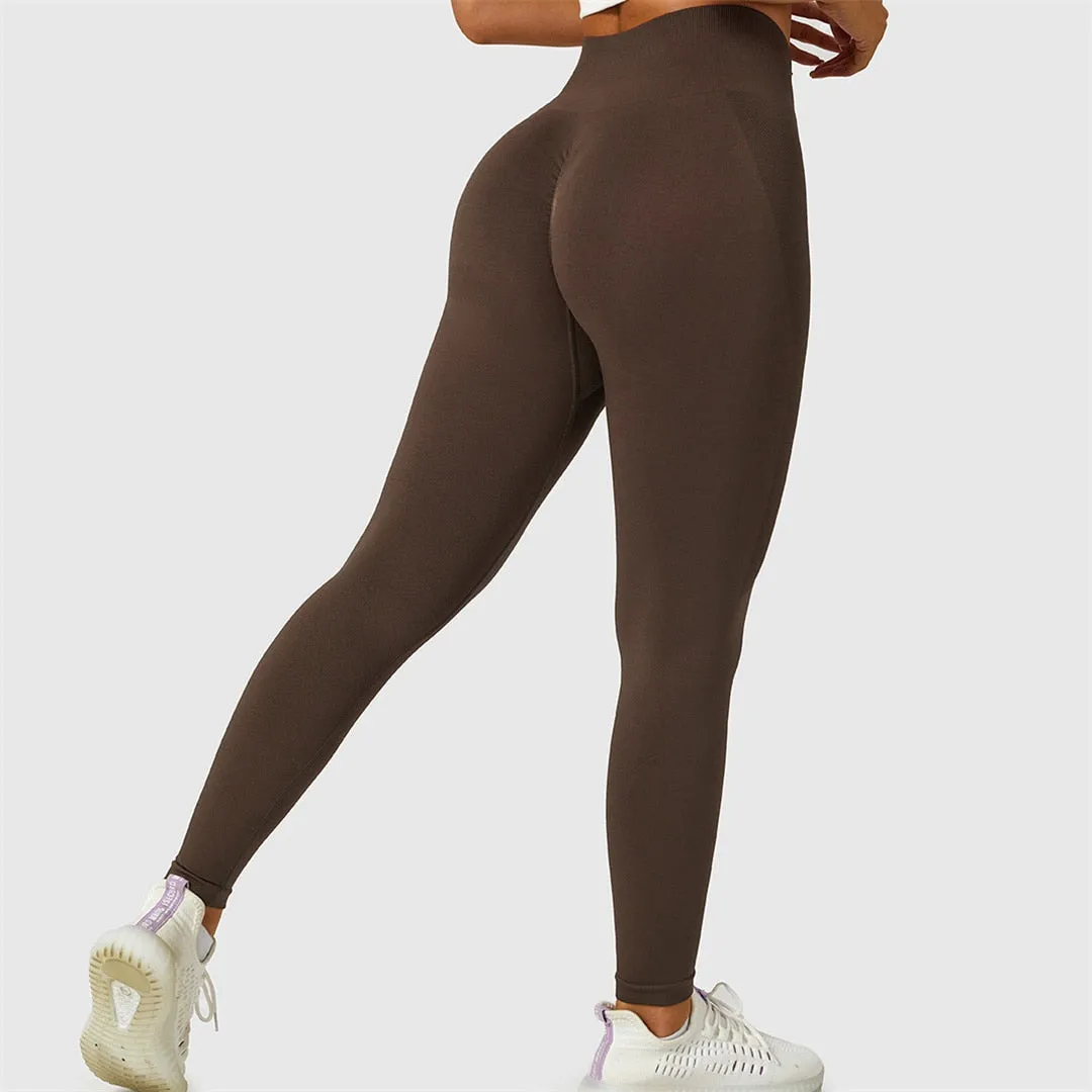 Seamless Yoga Pants Sports Leggings Women High Waist Pants Push Up Workout Running Gym Fitness Sexy Leggings Sportwear A089