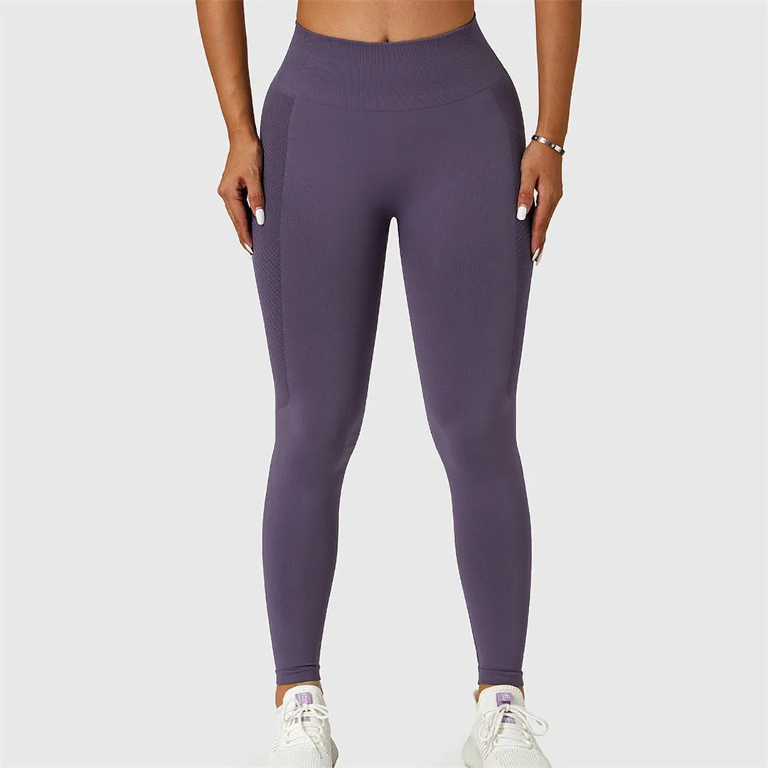 Seamless Yoga Pants Sports Leggings Women High Waist Pants Push Up Workout Running Gym Fitness Sexy Leggings Sportwear A089