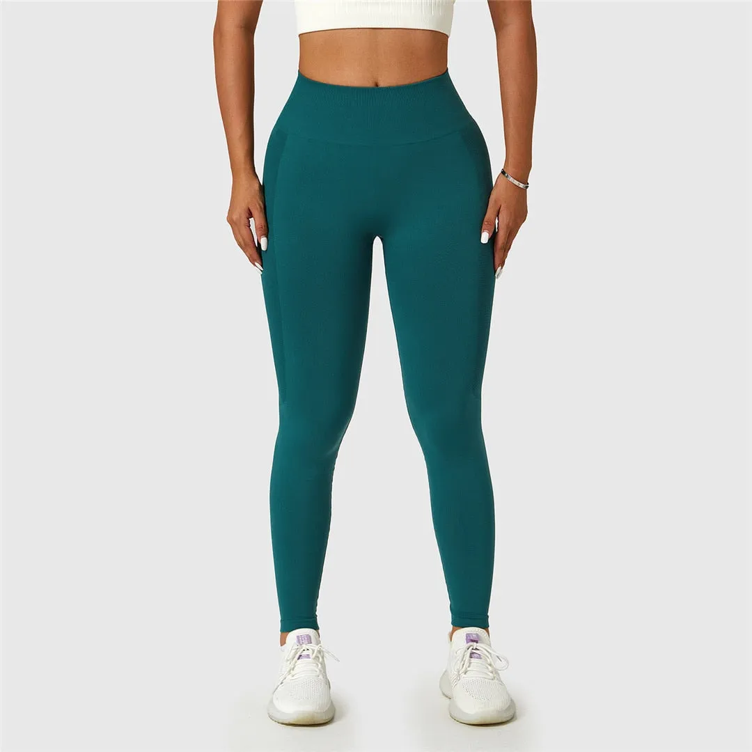 Seamless Yoga Pants Sports Leggings Women High Waist Pants Push Up Workout Running Gym Fitness Sexy Leggings Sportwear A089