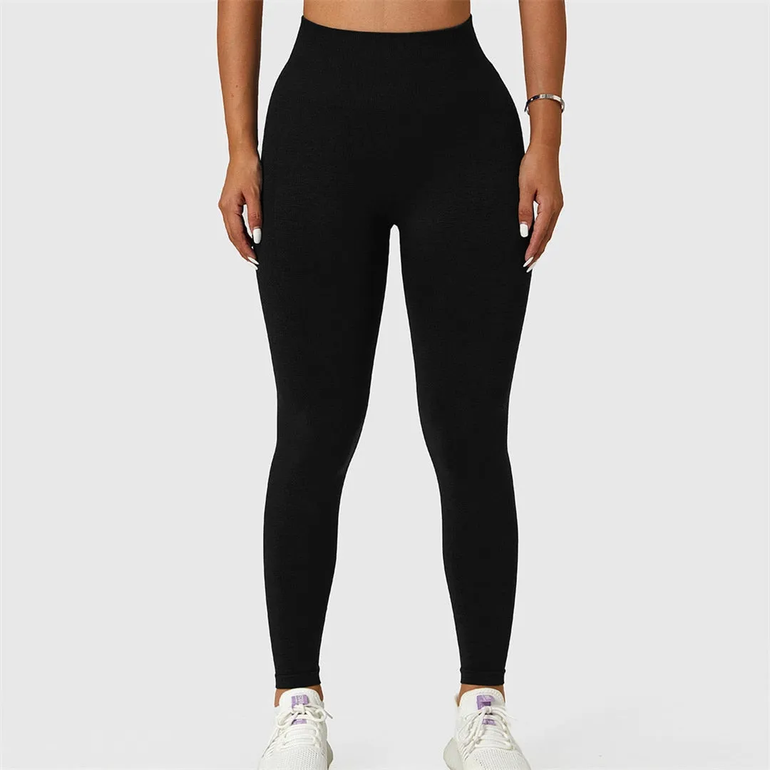 Seamless Yoga Pants Sports Leggings Women High Waist Pants Push Up Workout Running Gym Fitness Sexy Leggings Sportwear A089