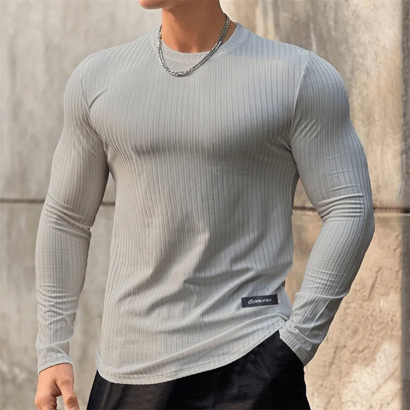 Sports Quick Dry Men's Long Sleeve T-Shirt for the Gym - SF1113