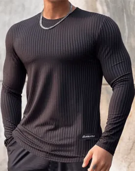 Sports Quick Dry Men's Long Sleeve T-Shirt for the Gym - SF1113