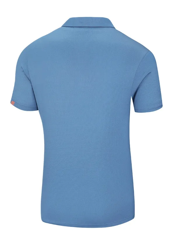 Stylish Solid Color Sports Polo Shirt for Men - SF2041