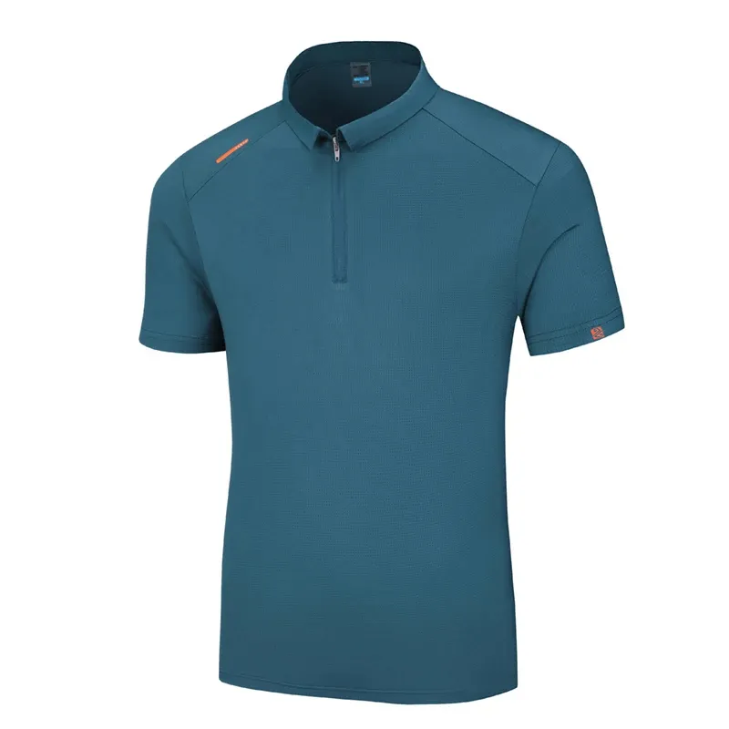 Stylish Solid Color Sports Polo Shirt for Men - SF2041