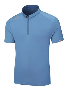 Stylish Solid Color Sports Polo Shirt for Men - SF2041