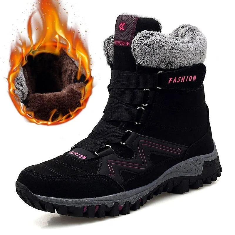 Super Warm Snow Boots Women Winter Work Casual Shoes