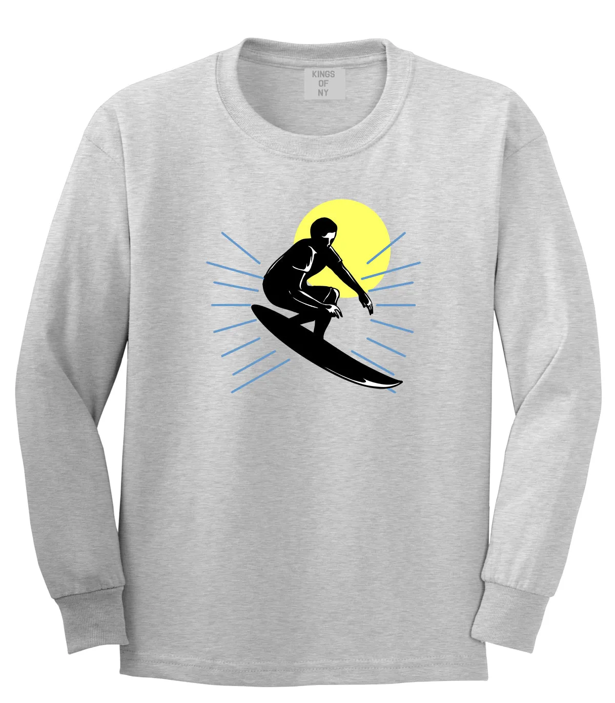 Surfing Surfer Mens Long Sleeve T-Shirt