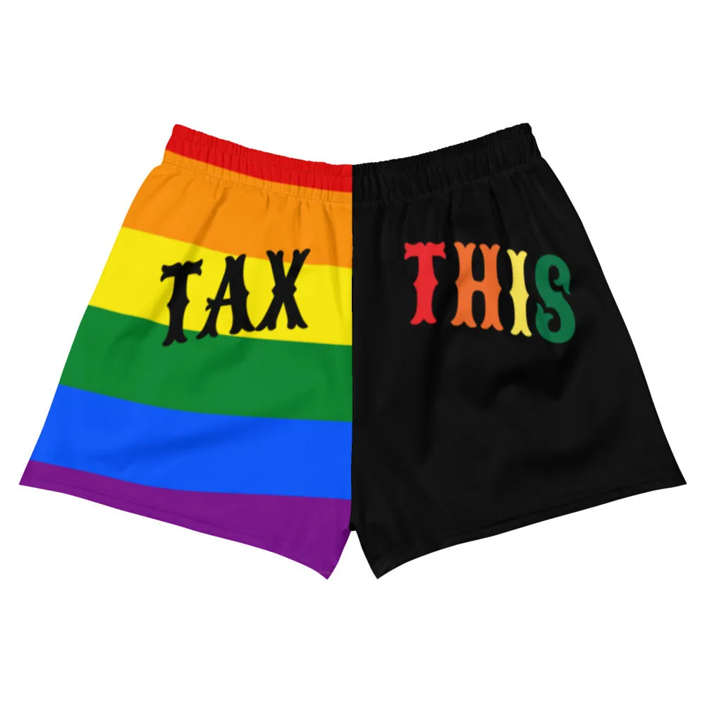 Tax This LGBT Porcupine Athletic Short Shorts