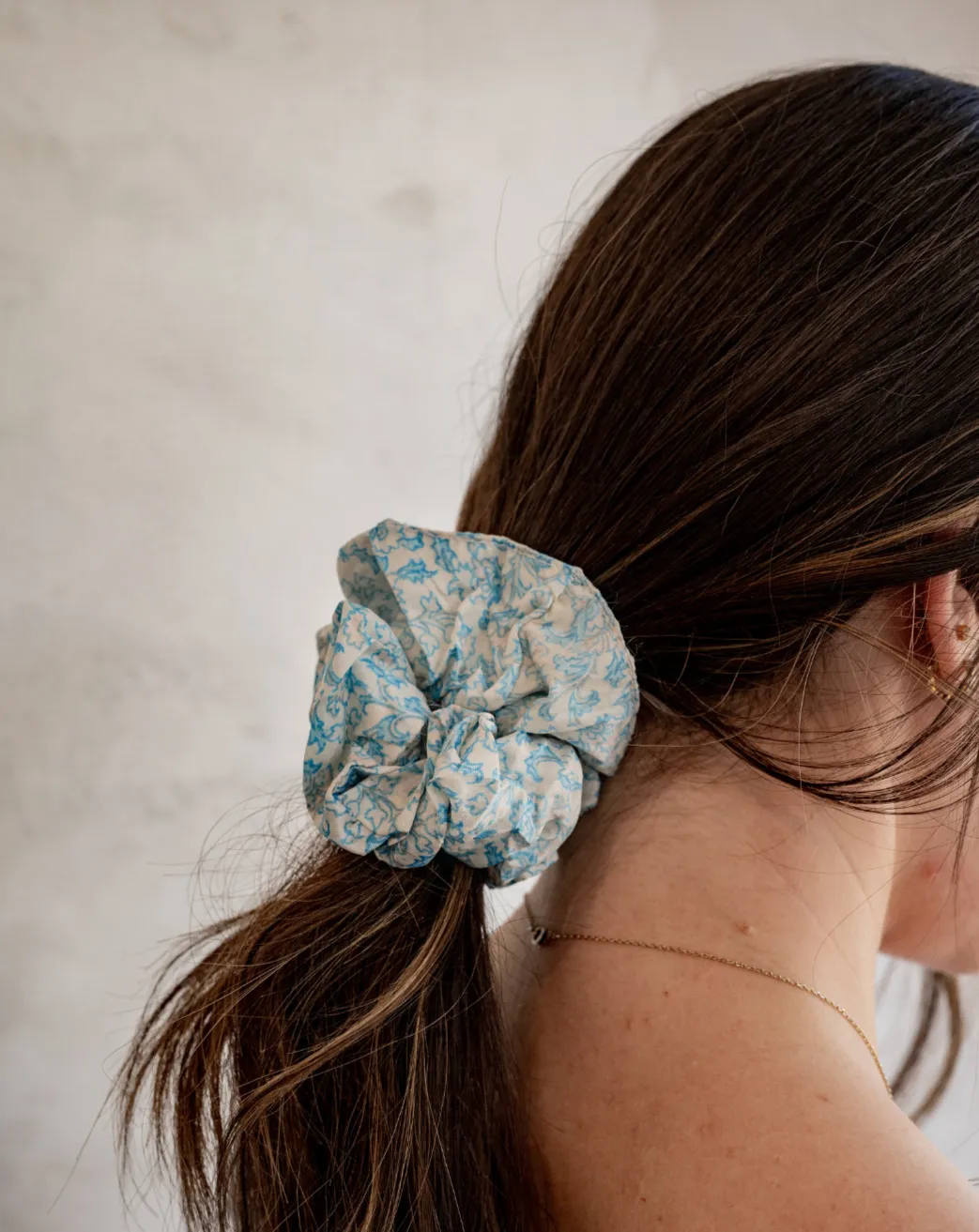 Upcycled Sari Scrunchies