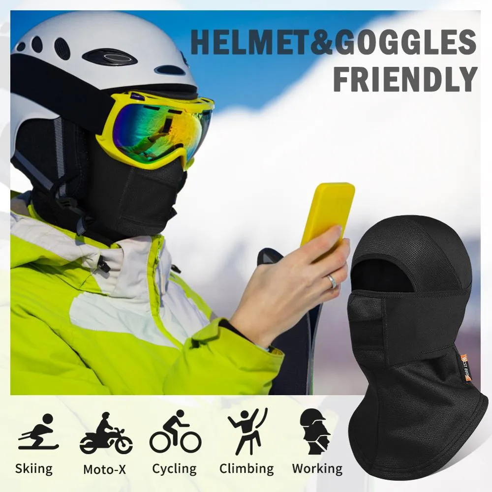 Winter Sport Cycling Cap Bike Full Face Cover Neck Warmer Men Women Scarf Ski Bicycle Motorcycle Fleece Head Cap Hat