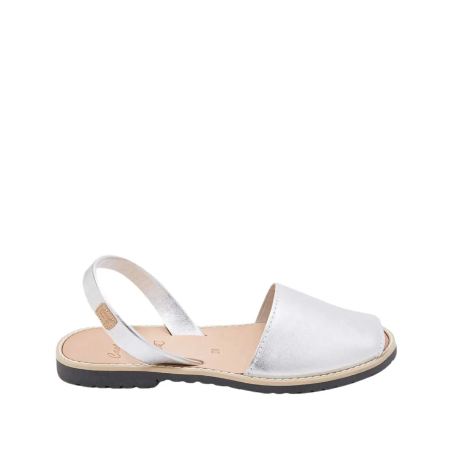 Women Standard Metallic Menorcan Sandal In Leather- Madona 1056 Metallic