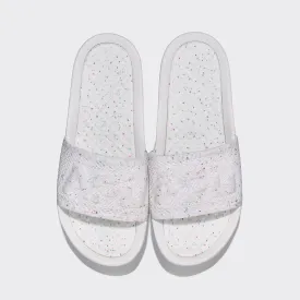 Women's Big Logo TechLoom Slide White / Confetti