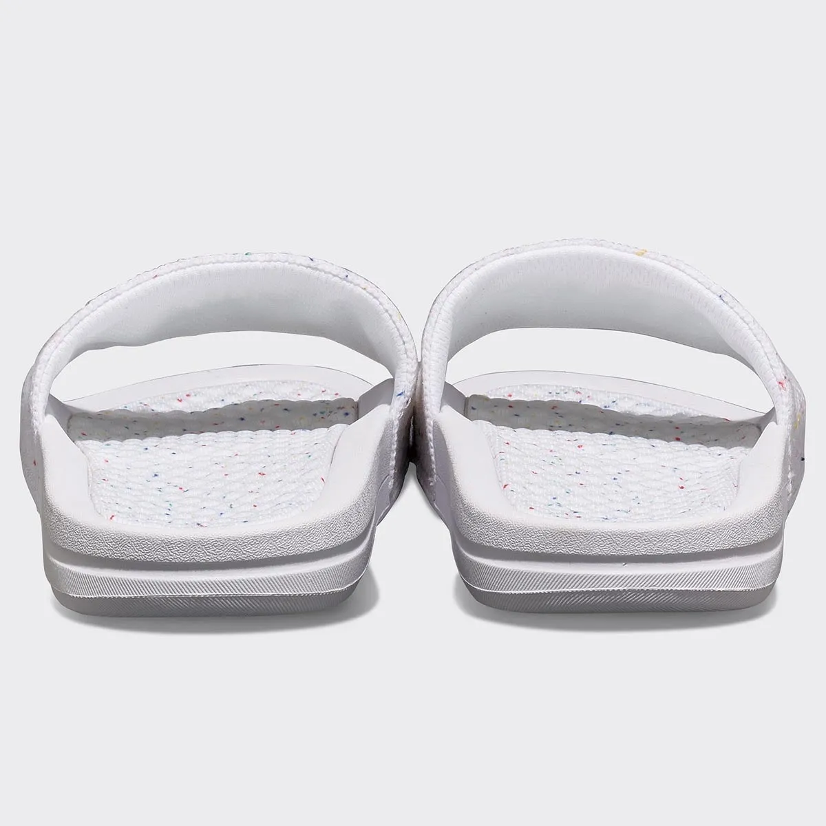 Women's Big Logo TechLoom Slide White / Confetti