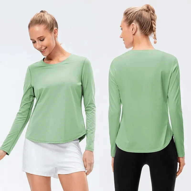 Women's Quick-Drying Loose Long-Sleeve Sports Top - SF1752