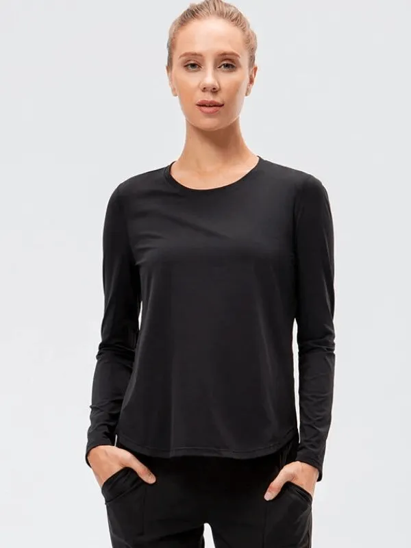 Women's Quick-Drying Loose Long-Sleeve Sports Top - SF1752