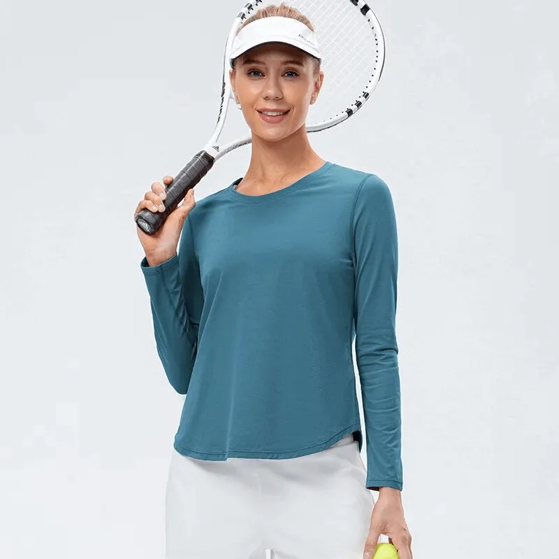 Women's Quick-Drying Loose Long-Sleeve Sports Top - SF1752