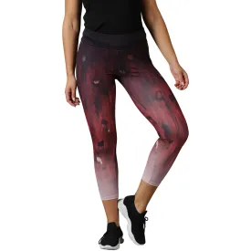 Women's Skin fit Digital printed Training Tights with Elasticated waist & Zipper pocket.