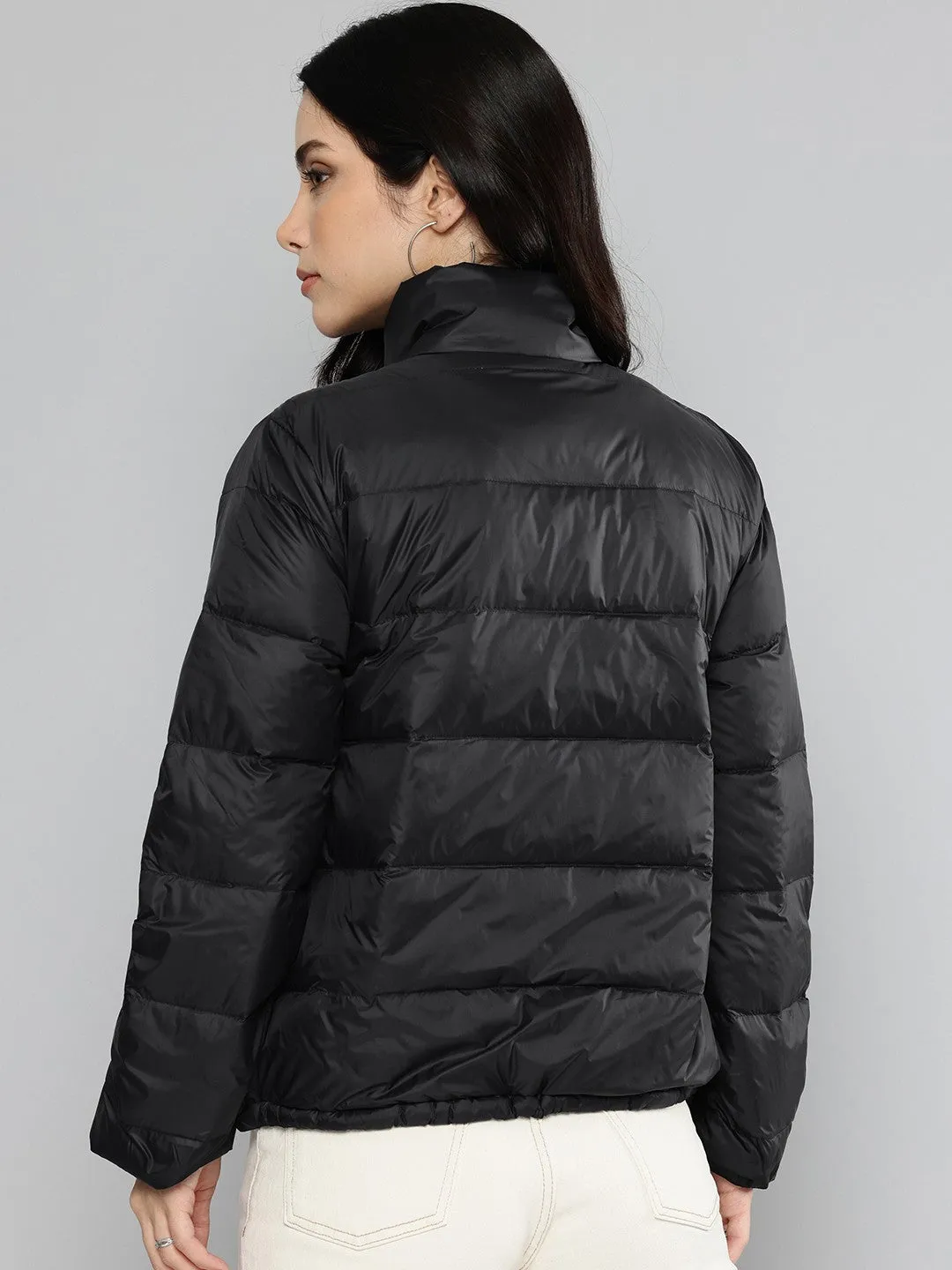 Women's Solid Black Jacket