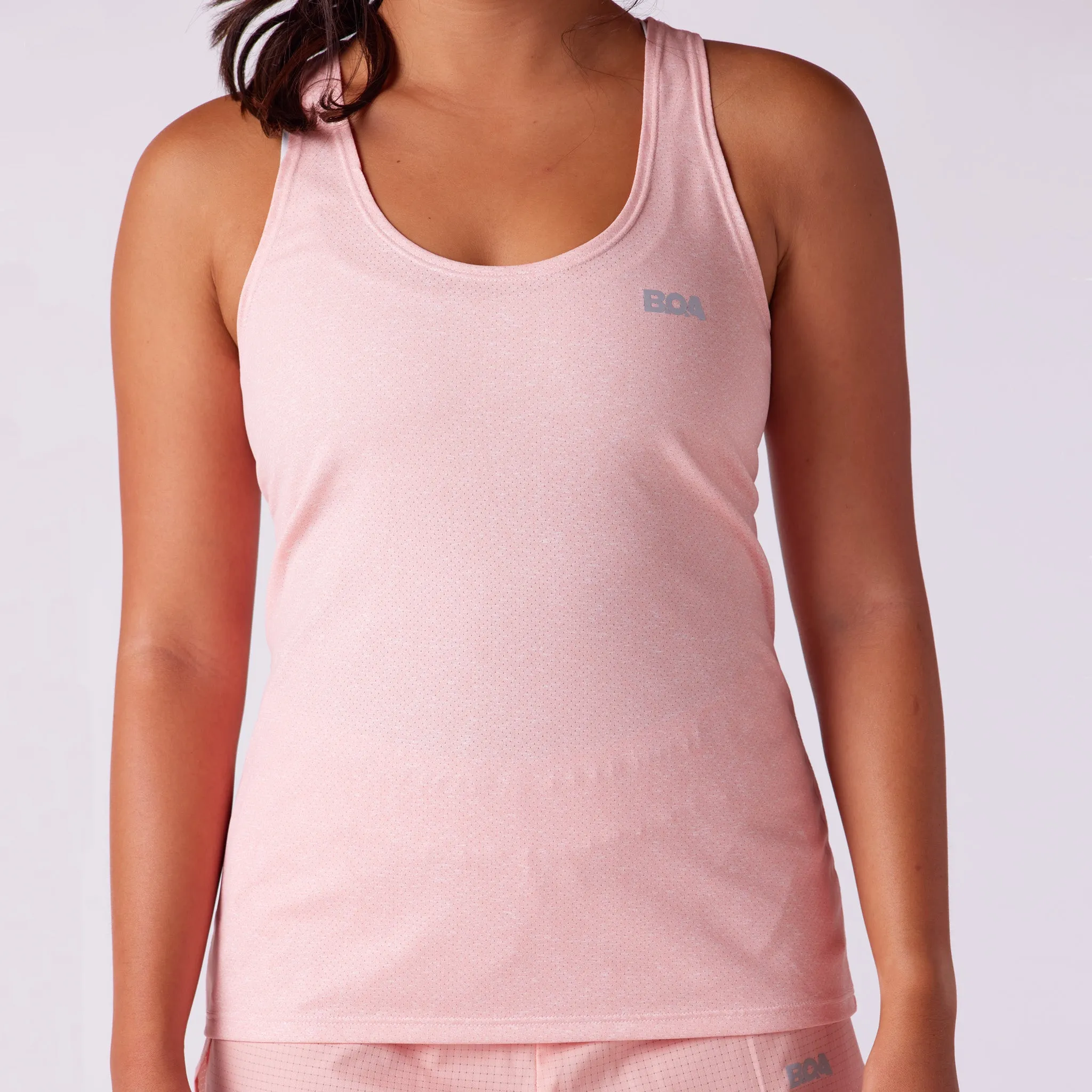 Women's Vapor Lite Tempo Tank - Heather Buff