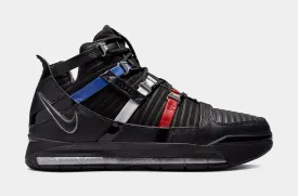 Zoom Lebron Barbershop Mens Basketball Shoes (Black)